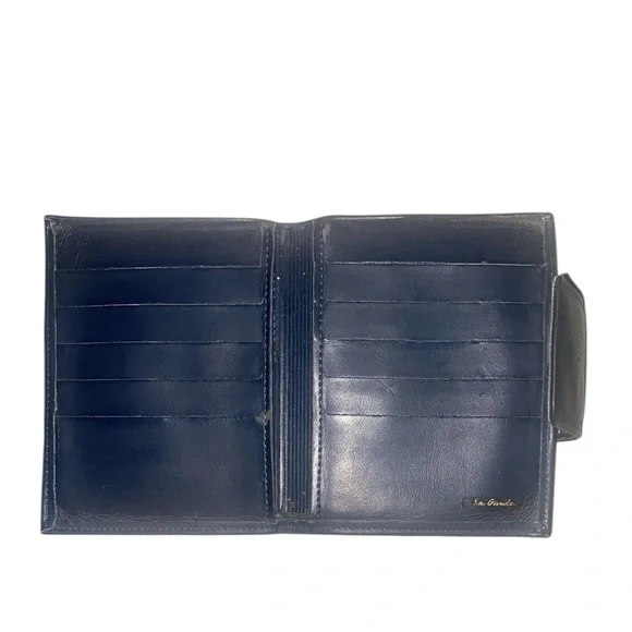 La Garde Navy Leather Wallet - Picture 6 of 9